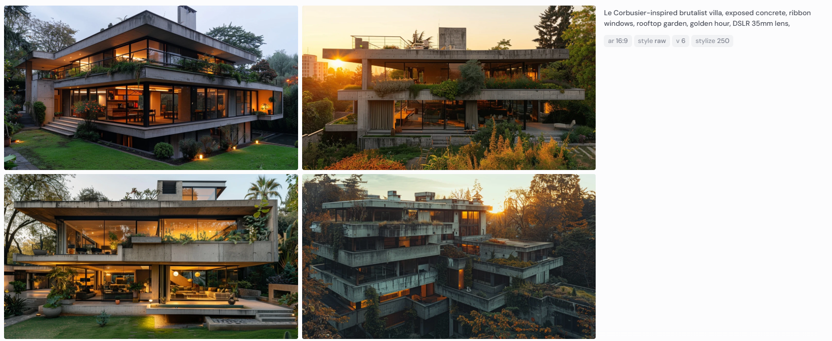 From Modernism to Midjourney: Reimagining Le Corbusier Through AI