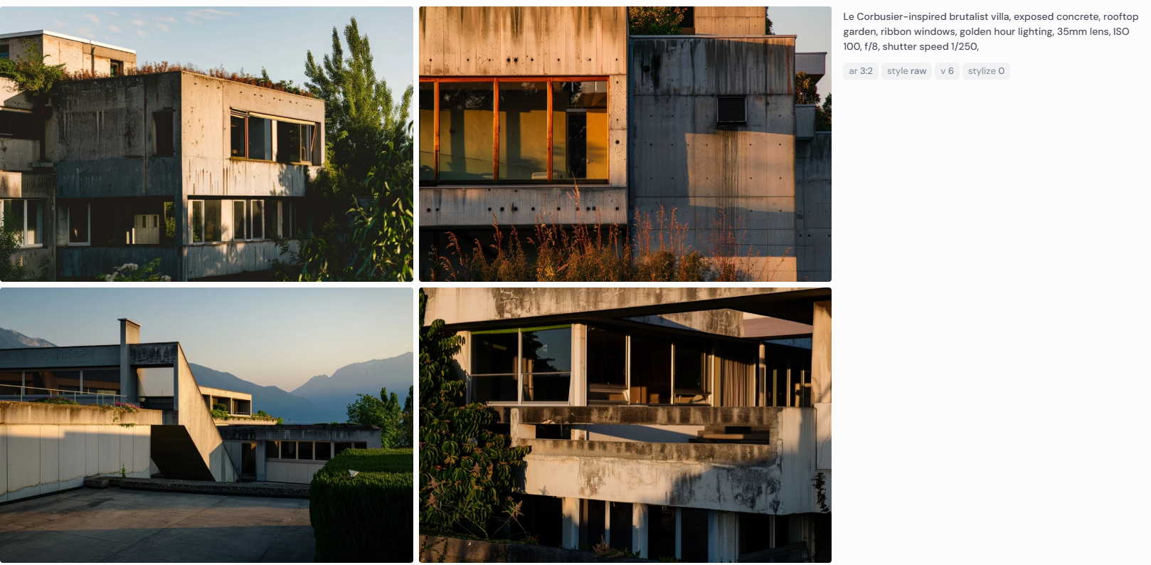From Modernism to Midjourney: Reimagining Le Corbusier Through AI