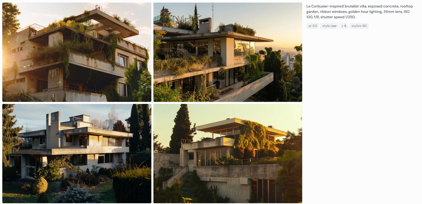 From Modernism to Midjourney: Reimagining Le Corbusier Through AI